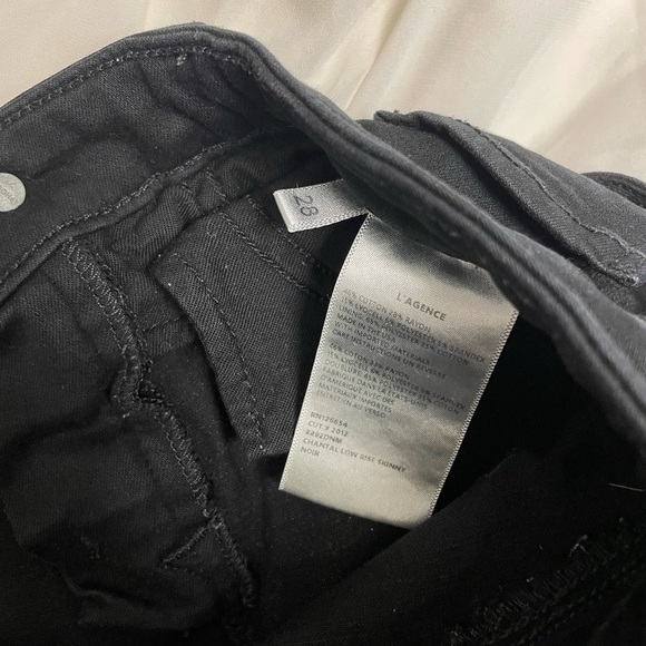 L'AGENCE Chantal Low-Rise Skinny Jeans size 28 - Picture 7 of 9